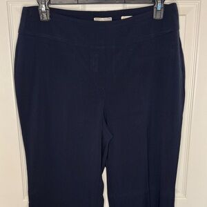EUC Dana Buchman Navy Straight Leg Pants
